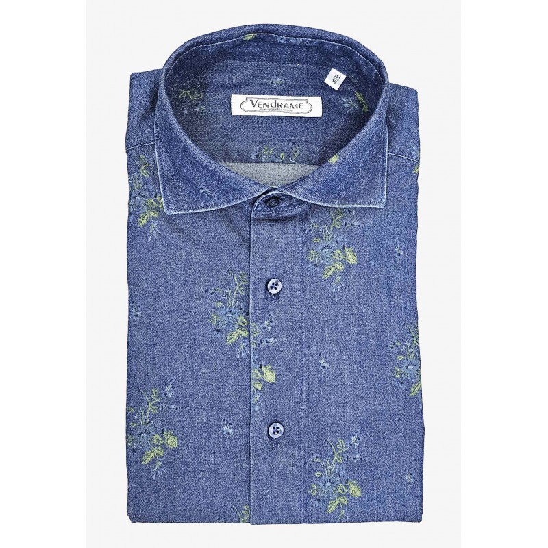 CAMICIA DENIM  VARI COLORI