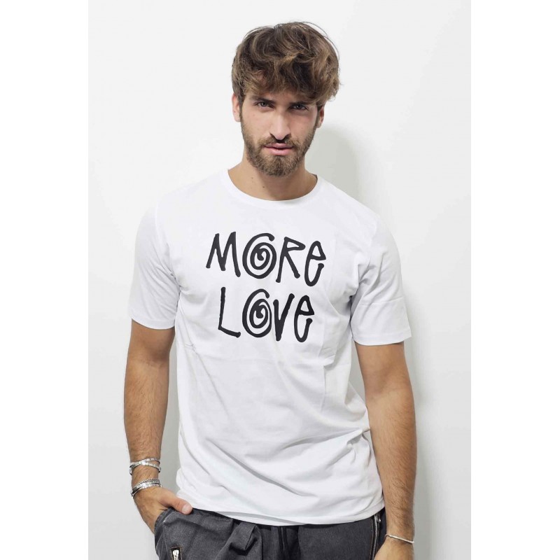 T-SHIRT MORE LOVE VARI COLORI