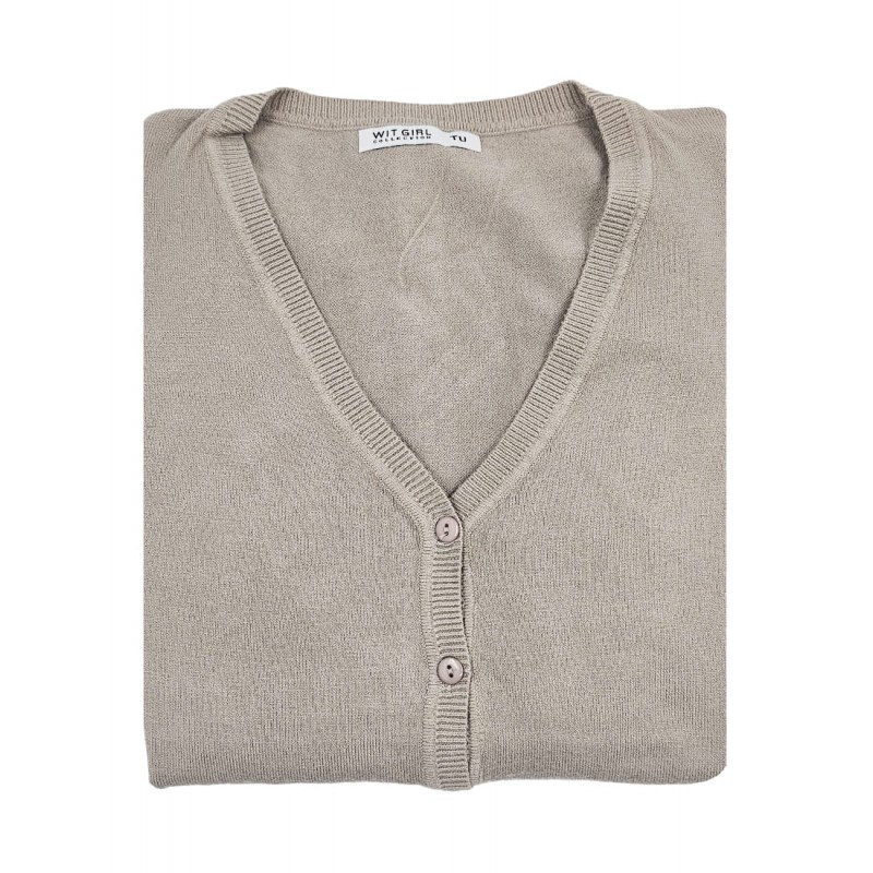 cardigan basic punta vari colori